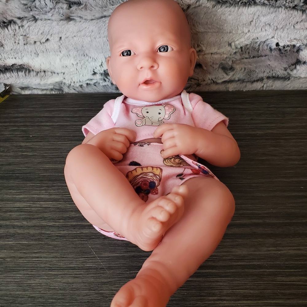 Berenguer 14"‎ Life-Like Newborn Baby Girl Doll Reborn Premie 22-07 w/ Outfit